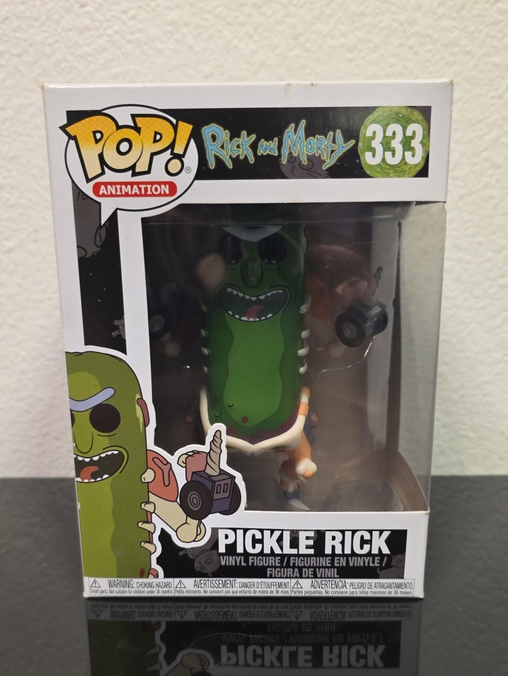 Funko Pop Rick and Morty Pickle Rick with Laser #333 Vinyl Figure